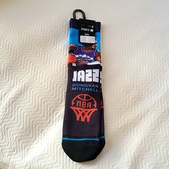 NBA Stance Socks of Donovan Mitchell - M Unisex - Picture 1 of 6